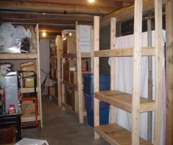 Cheap, Easy-to-Build Wood Storage Shelves Image
